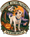 Squirrel Witness Protection Tee — Halloween 2026 artwork preview