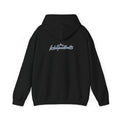 Black KC River Logo hooded sweatshirt — supplier mockup 1