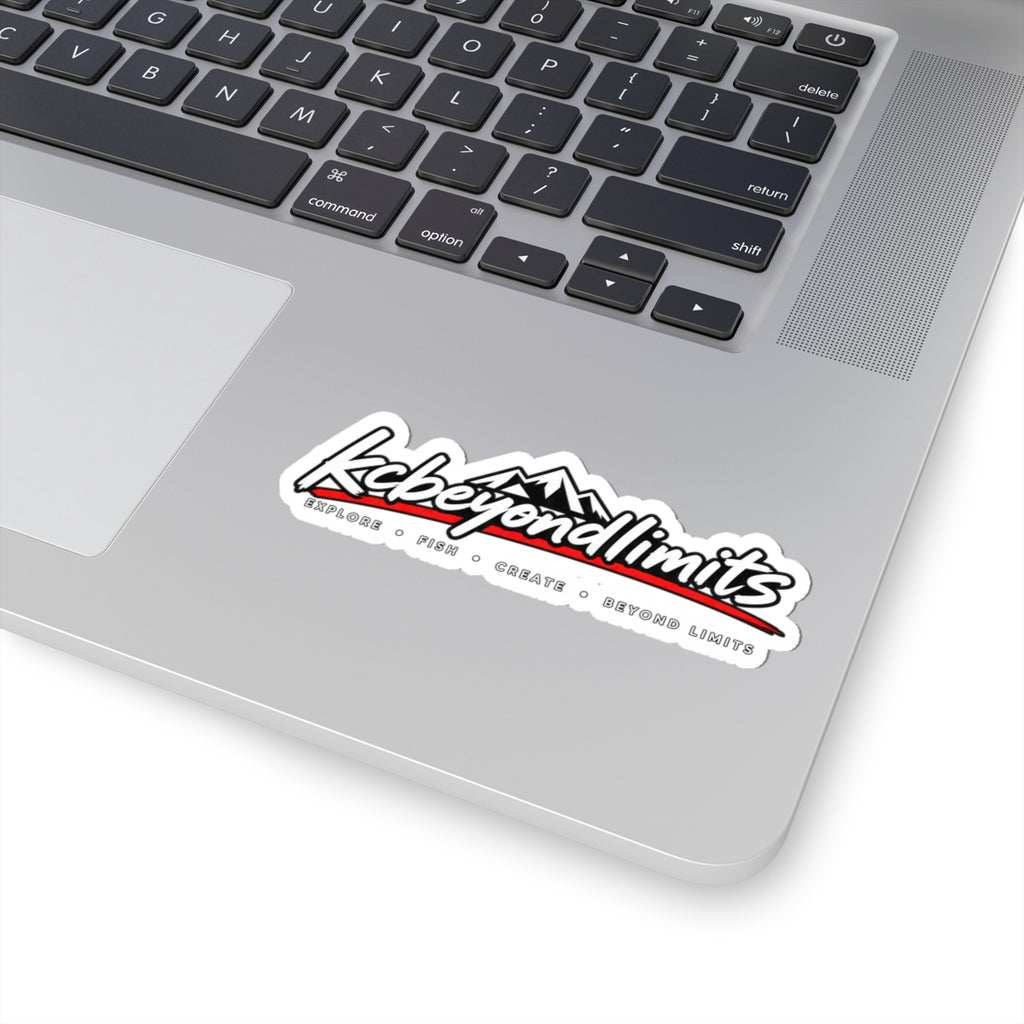 KC River Logo Sticker, 4 in — supplier mockup 2