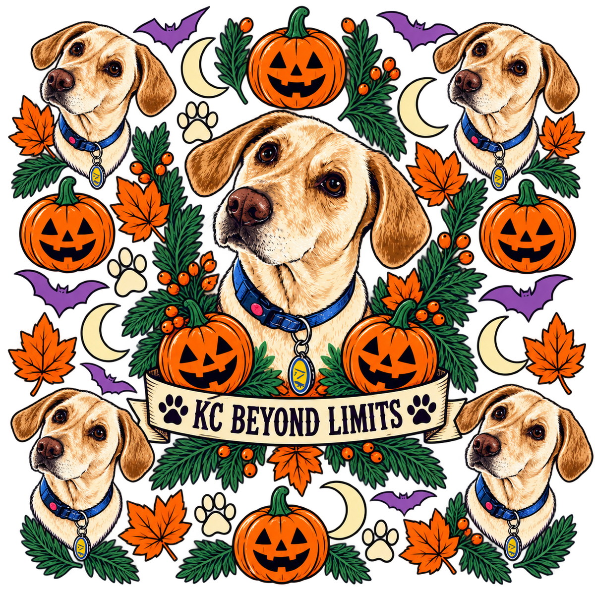 KC Beyond Limits moonlit Halloween forest adventure artwork
