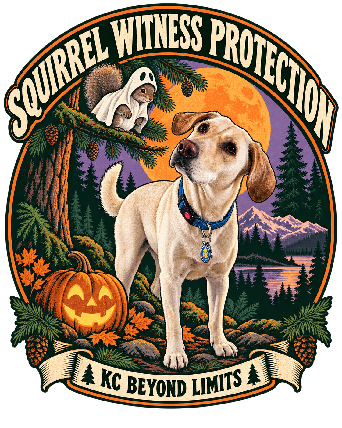 KC Beyond Limits Squirrel Witness Protection Halloween artwork